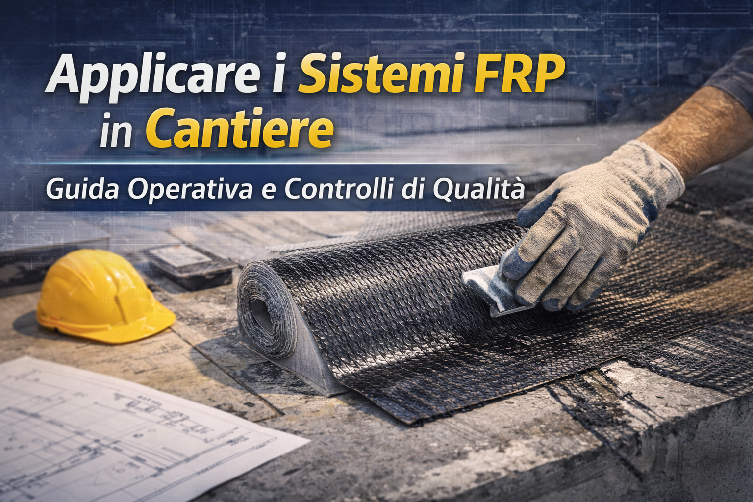 FRP in cantiere: sequenza corretta, condizioni ambientali e “quando fermarsi”